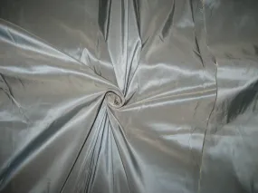 100% Pure SILK TAFFETA FABRIC Blue x Ivory shot colour  continuous piece 60&quot; wide