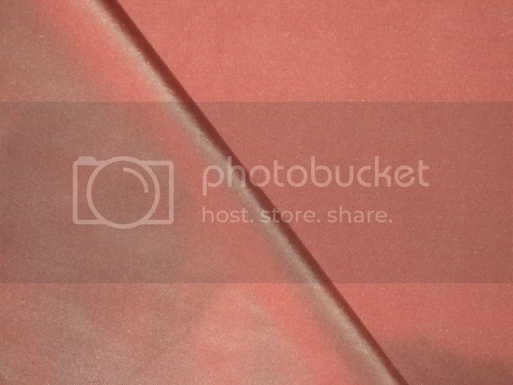 100% Pure SILK TAFFETA FABRIC Candy Red x Ivory colour continuous piece 60&quot; wide TAF#185[4]