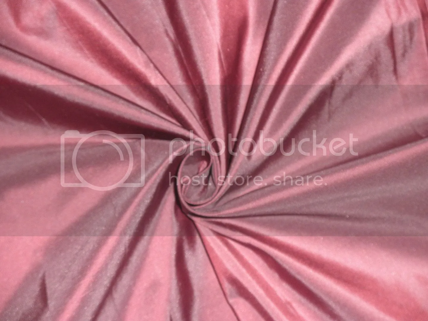 100% Pure SILK TAFFETA FABRIC Dusty Frosted Red