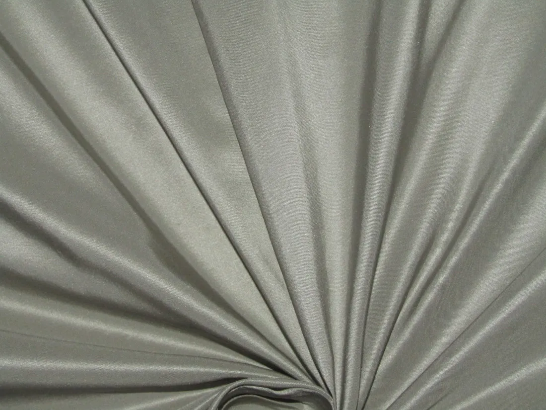 100% Pure SILK TAFFETA FABRIC Grey color continuous piece 54" wide TAF72[1]