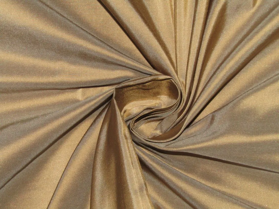 100% Pure SILK TAFFETA FABRIC tulip taupe 54" wide TAF239