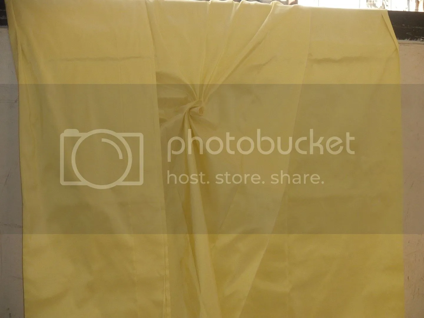 100% Pure SILK TAFFETA FABRIC Yellow x Ivory color TAF186[11]