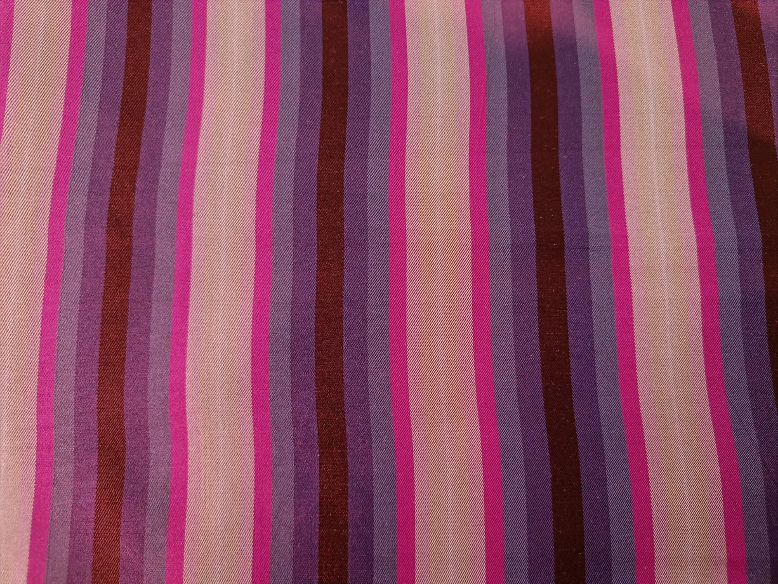 100%Pure Silk Taffeta Fabric Purple, Pink x Red  single length 1.85 yards TAF#S139[4]