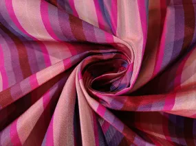 100%Pure Silk Taffeta Fabric Purple, Pink x Red  single length 1.85 yards TAF#S139[4]