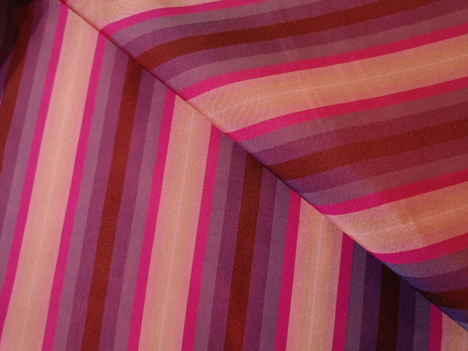 100%Pure Silk Taffeta Fabric Purple, Pink x Red  single length 1.85 yards TAF#S139[4]