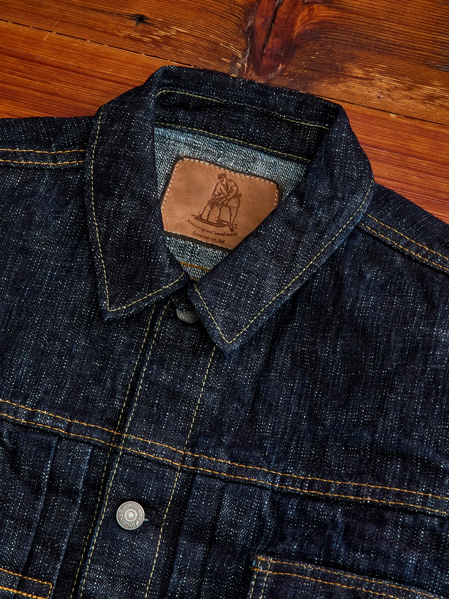 6111 16oz "Double Slub" Type-2 Denim Jacket in Indigo