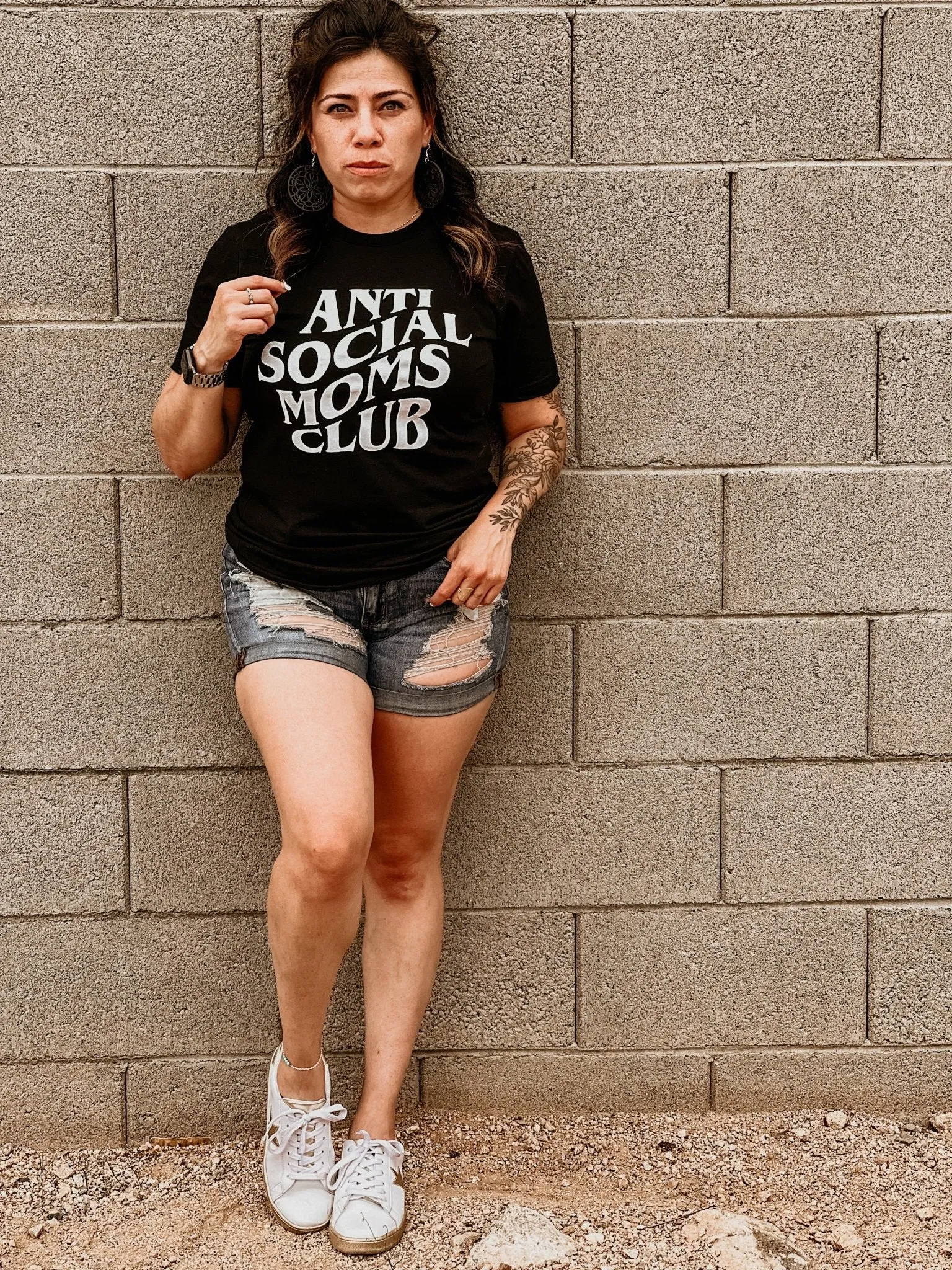 Anti Social Moms Club Tee