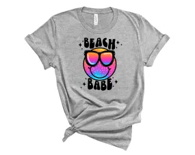 Beach Babe Smiley - Graphic Tee