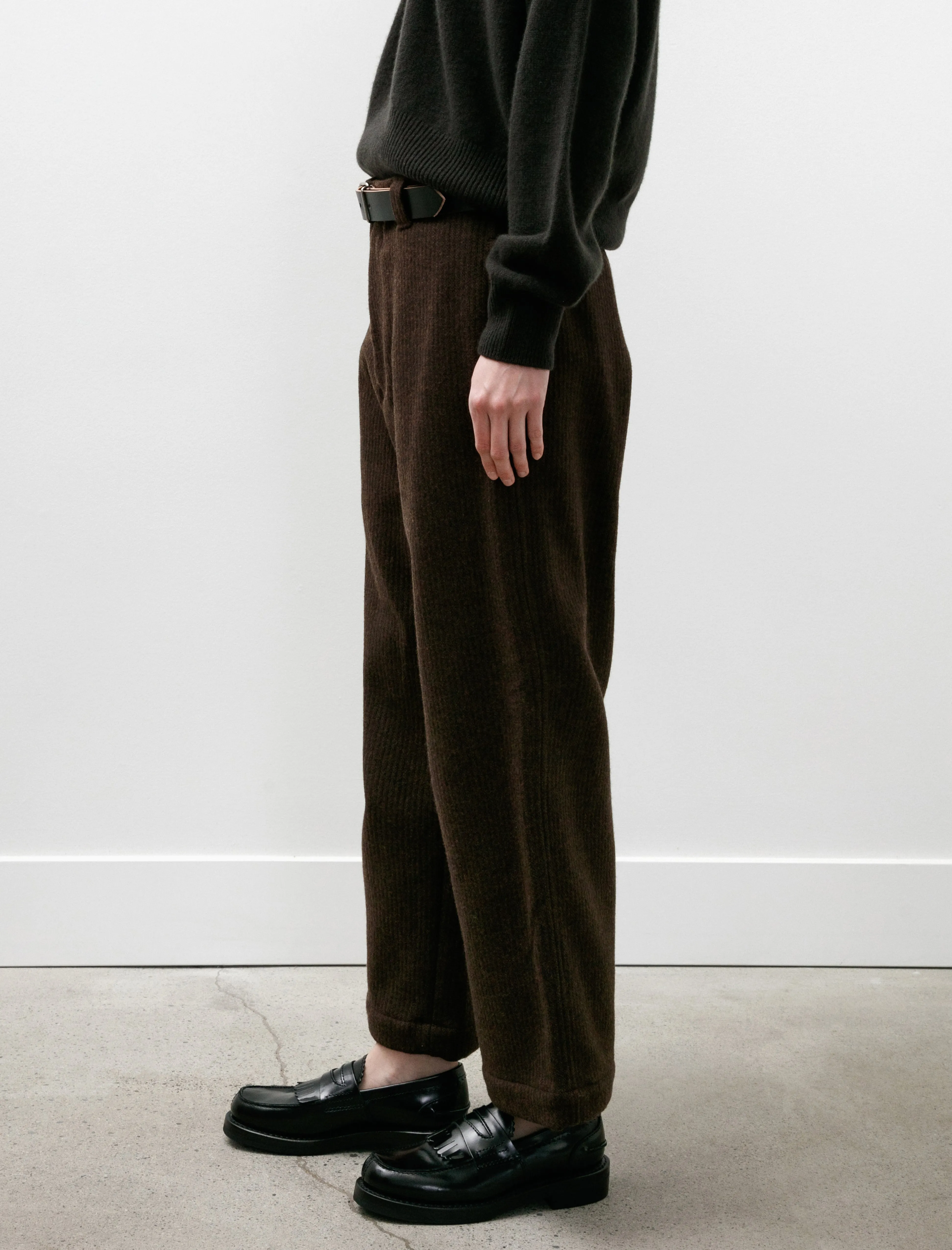 Beach Cloth Work Trousers Brown