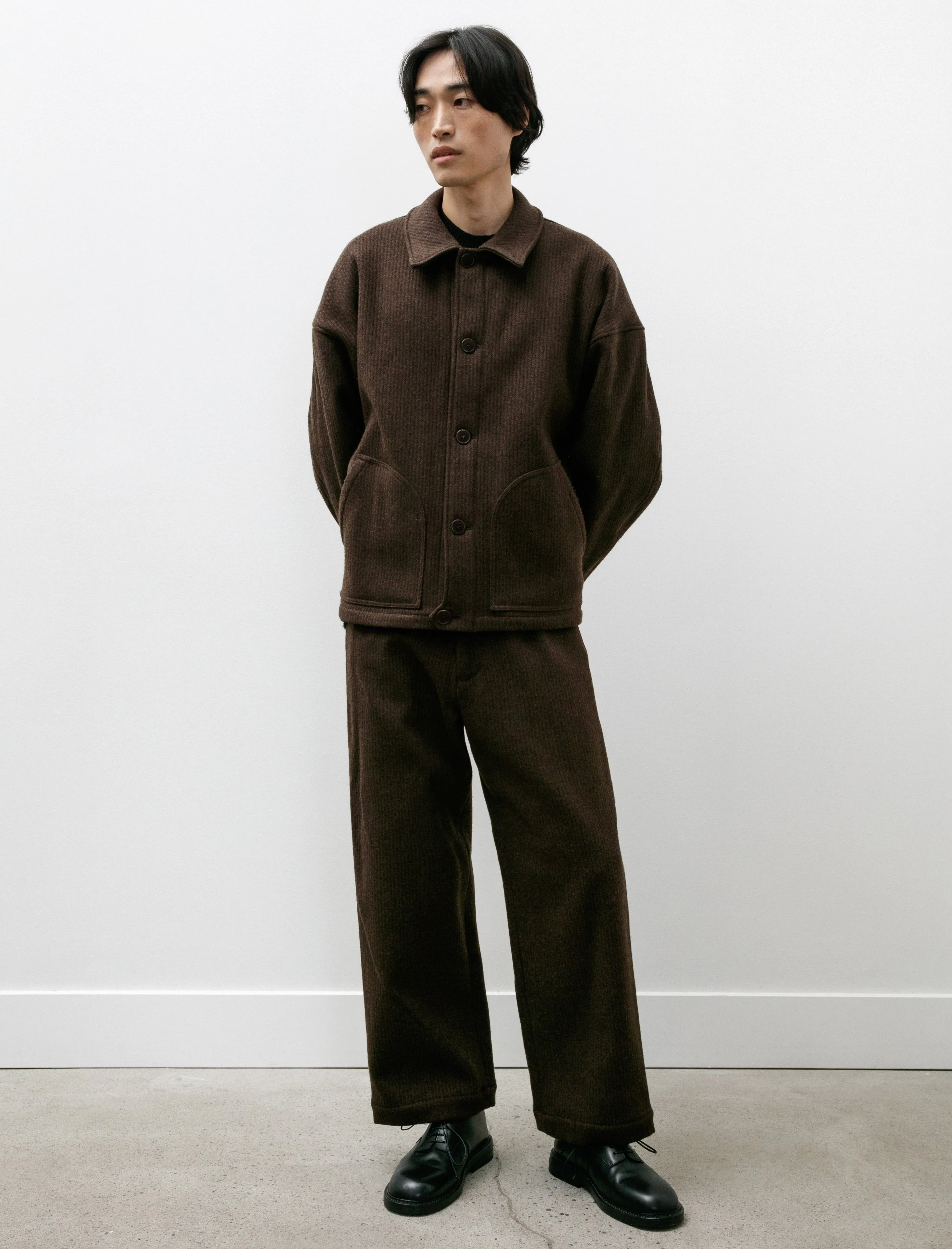 Beach Cloth Work Trousers Brown