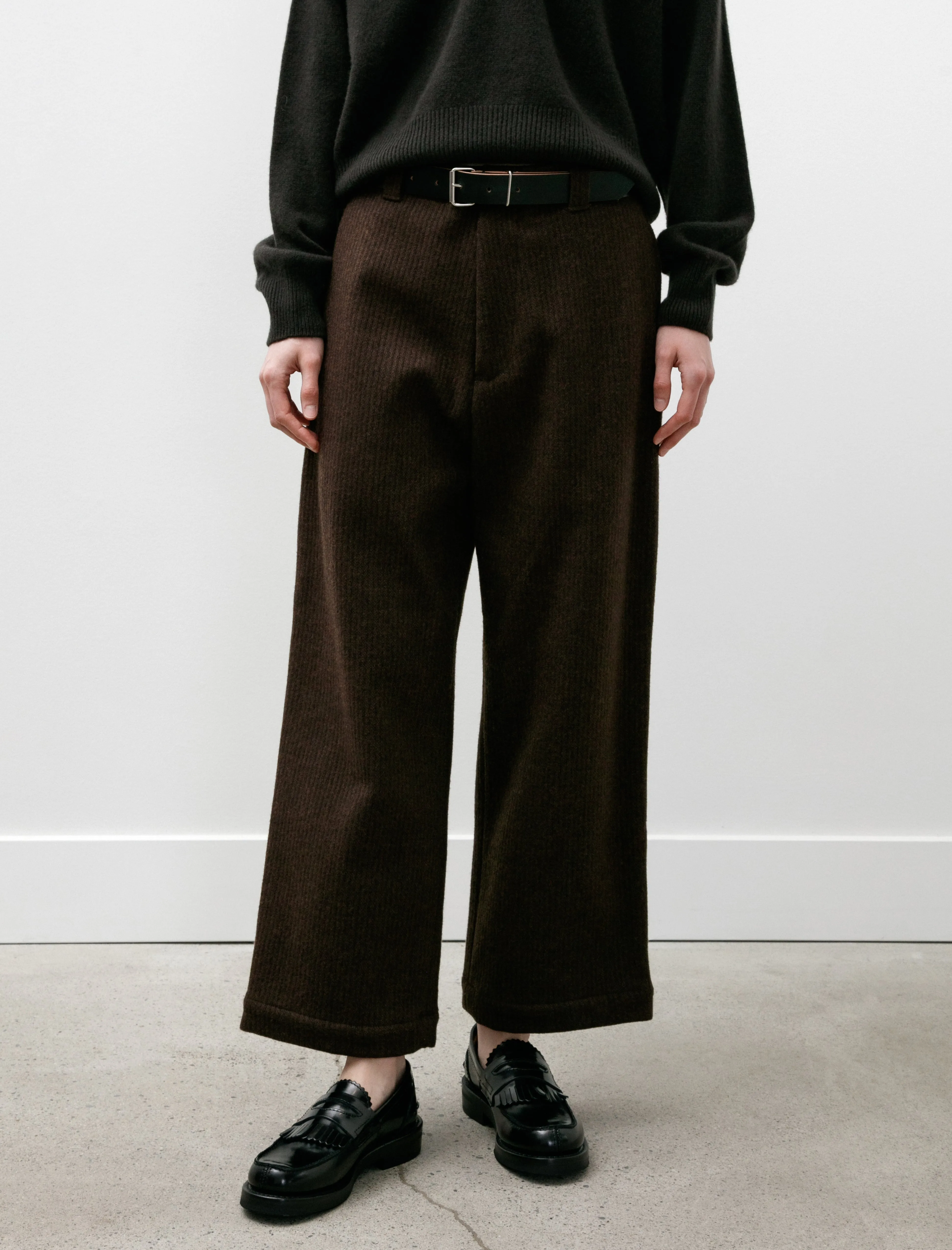 Beach Cloth Work Trousers Brown