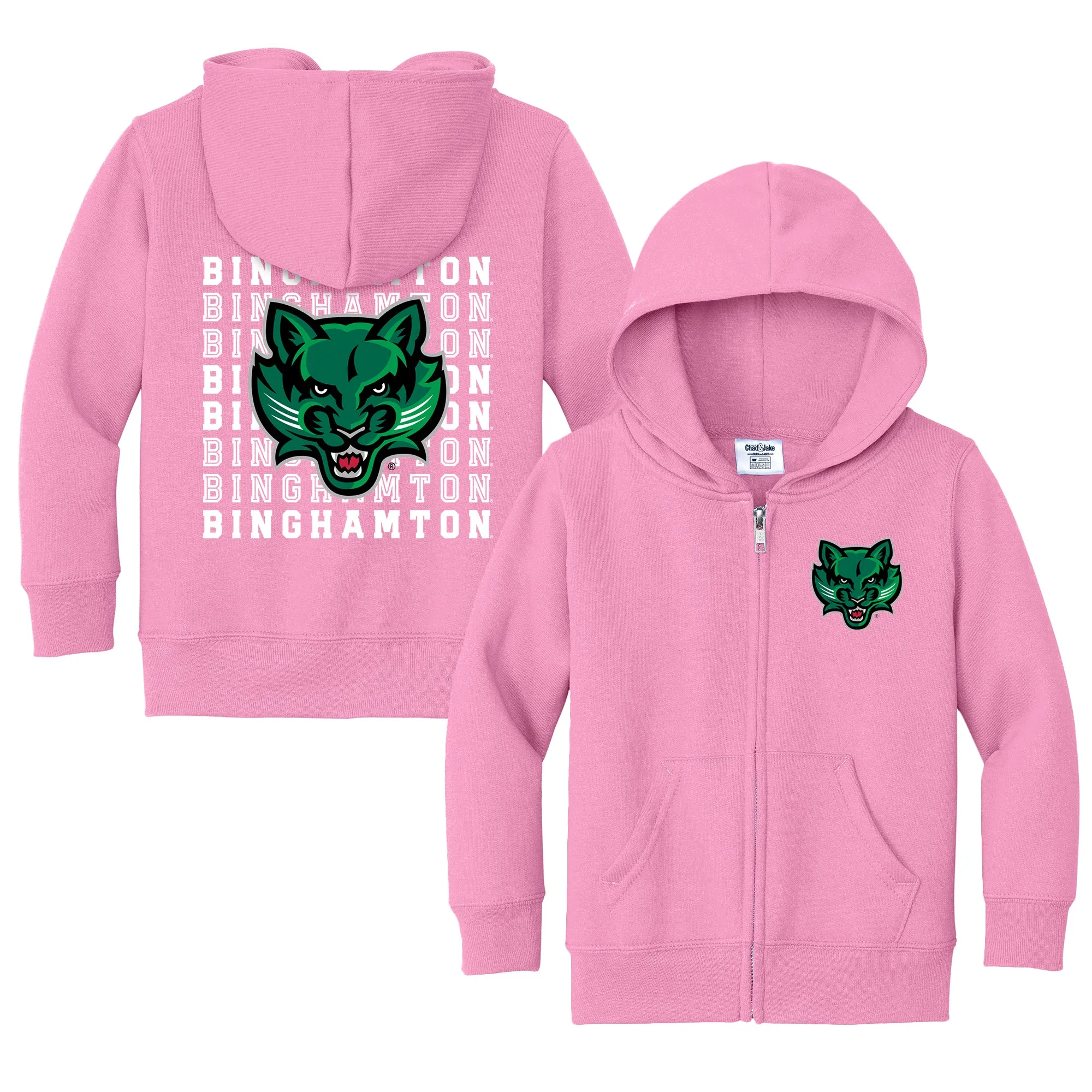 Binghamton Bearcats Retro Toddler Full-Zip Sweatshirt