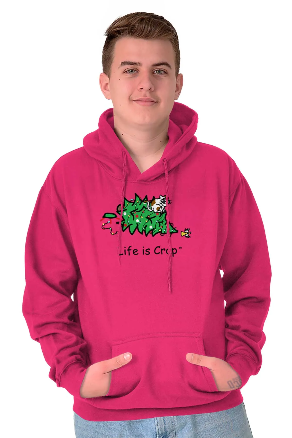 Cat Christmas Tree Hoodie