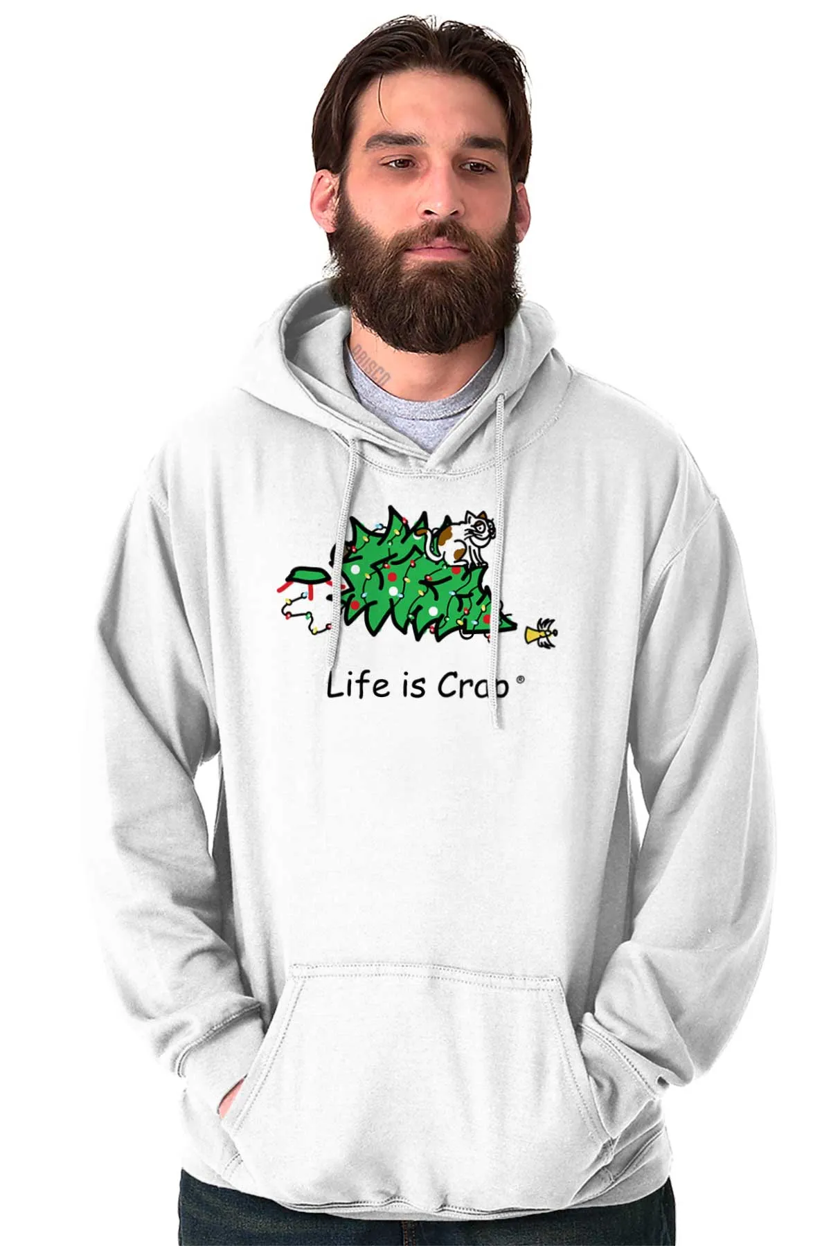 Cat Christmas Tree Hoodie