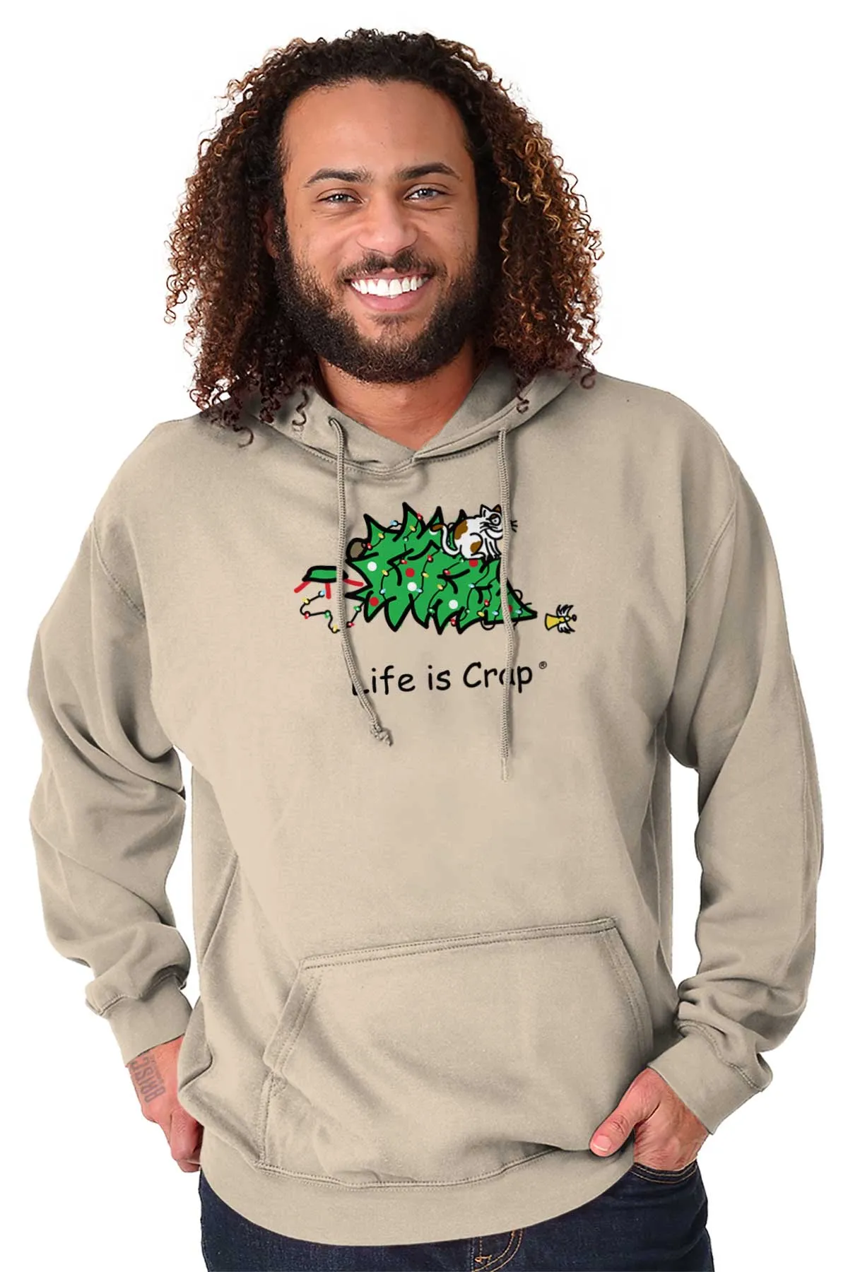 Cat Christmas Tree Hoodie