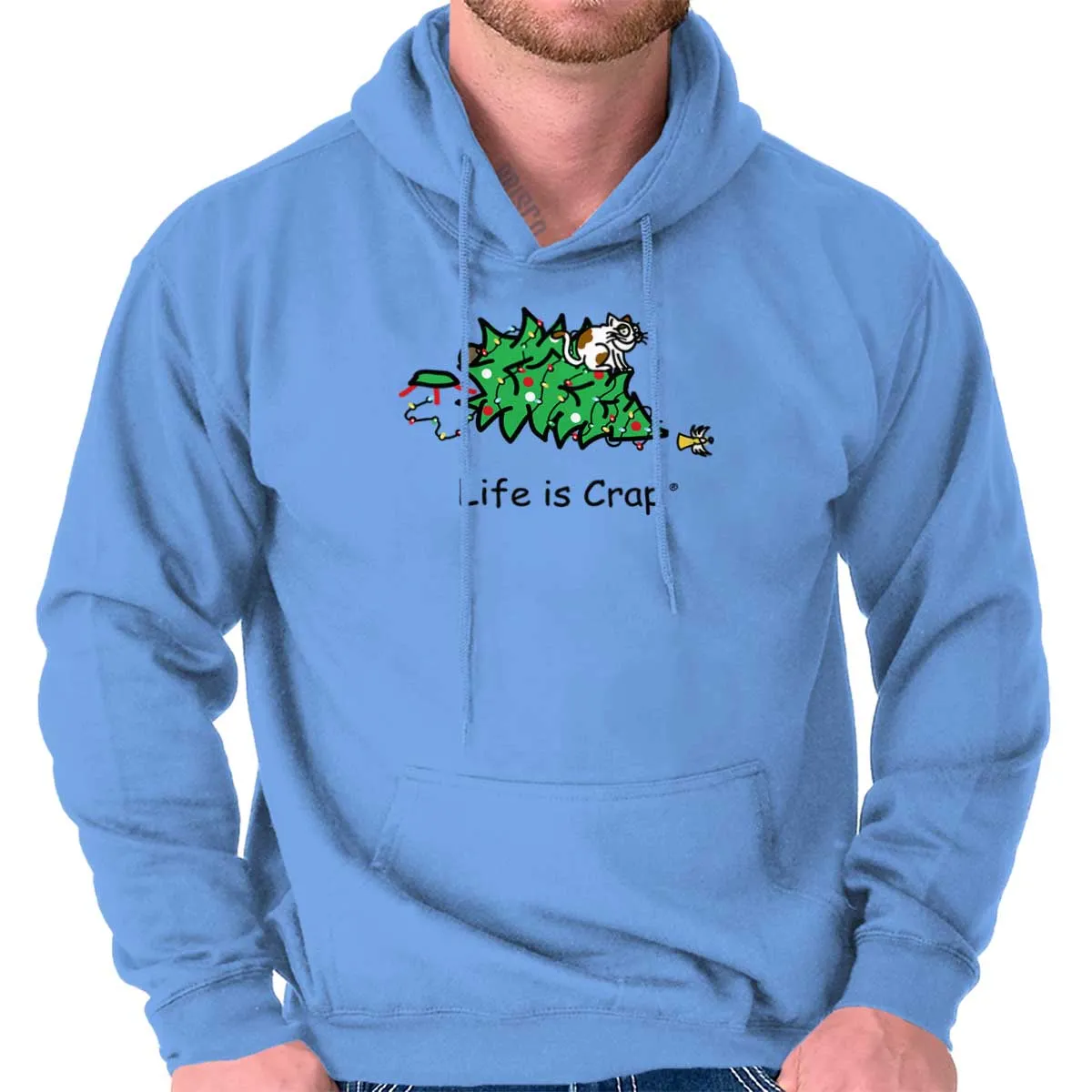 Cat Christmas Tree Hoodie