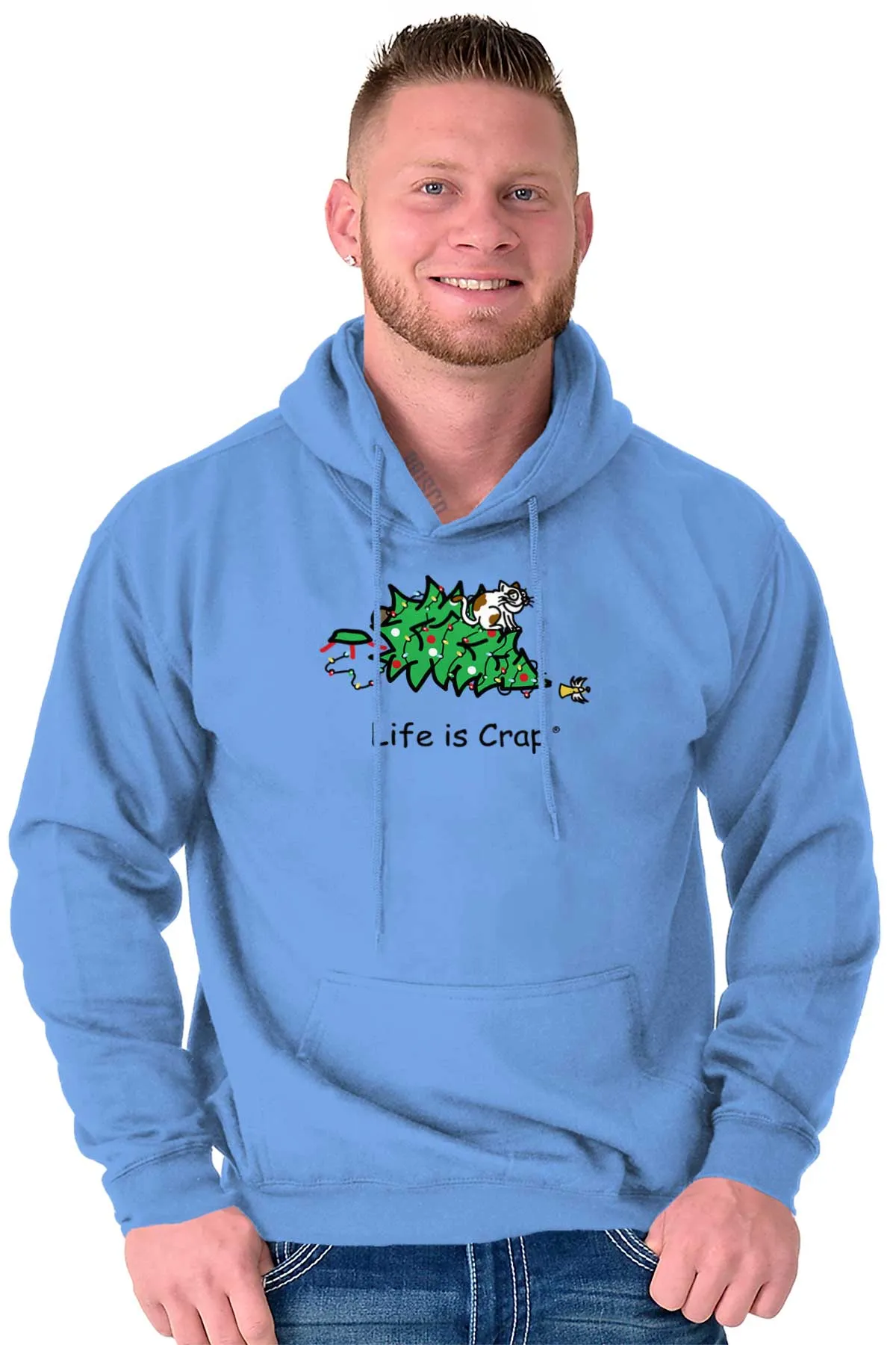 Cat Christmas Tree Hoodie