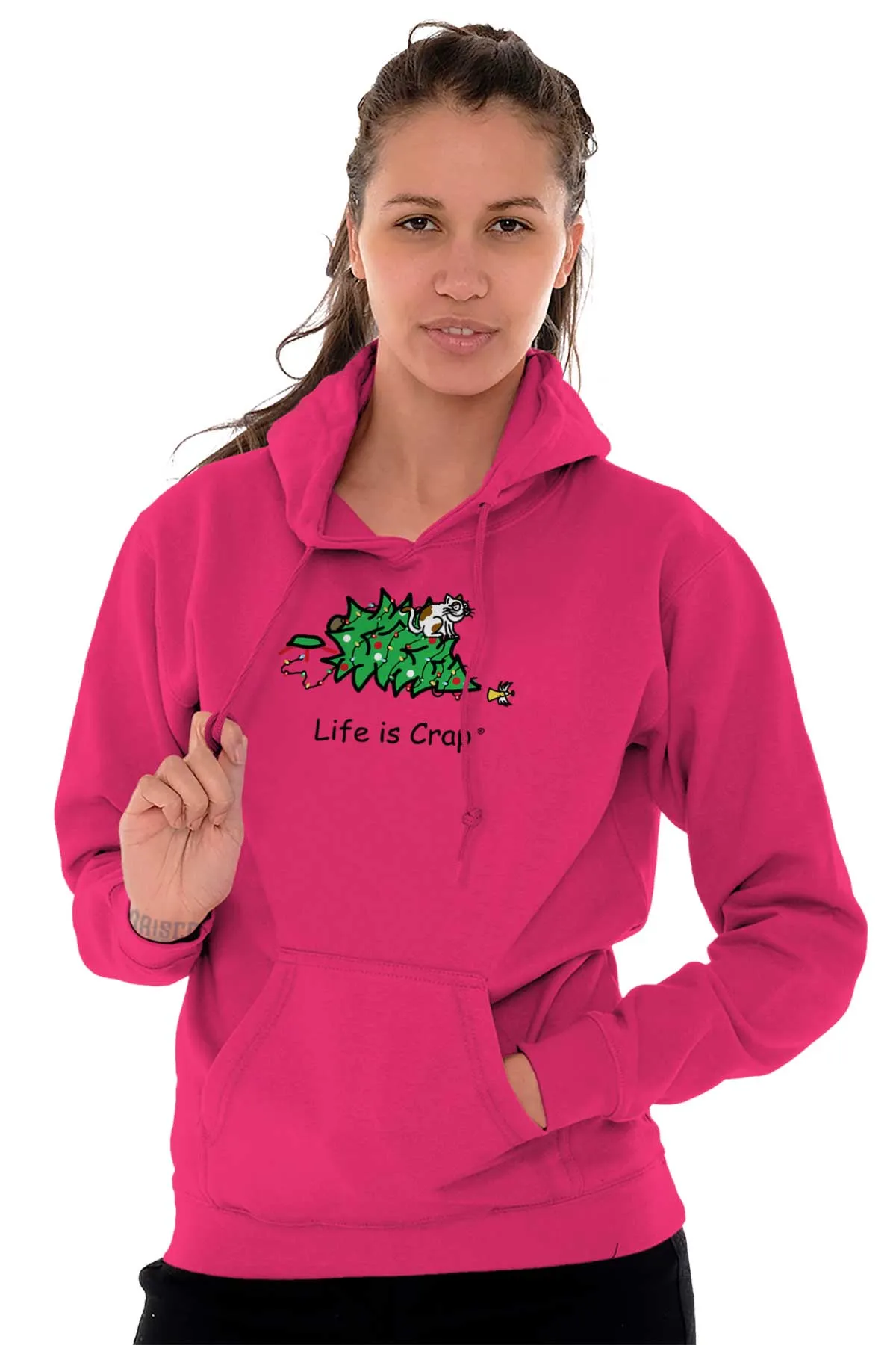 Cat Christmas Tree Hoodie