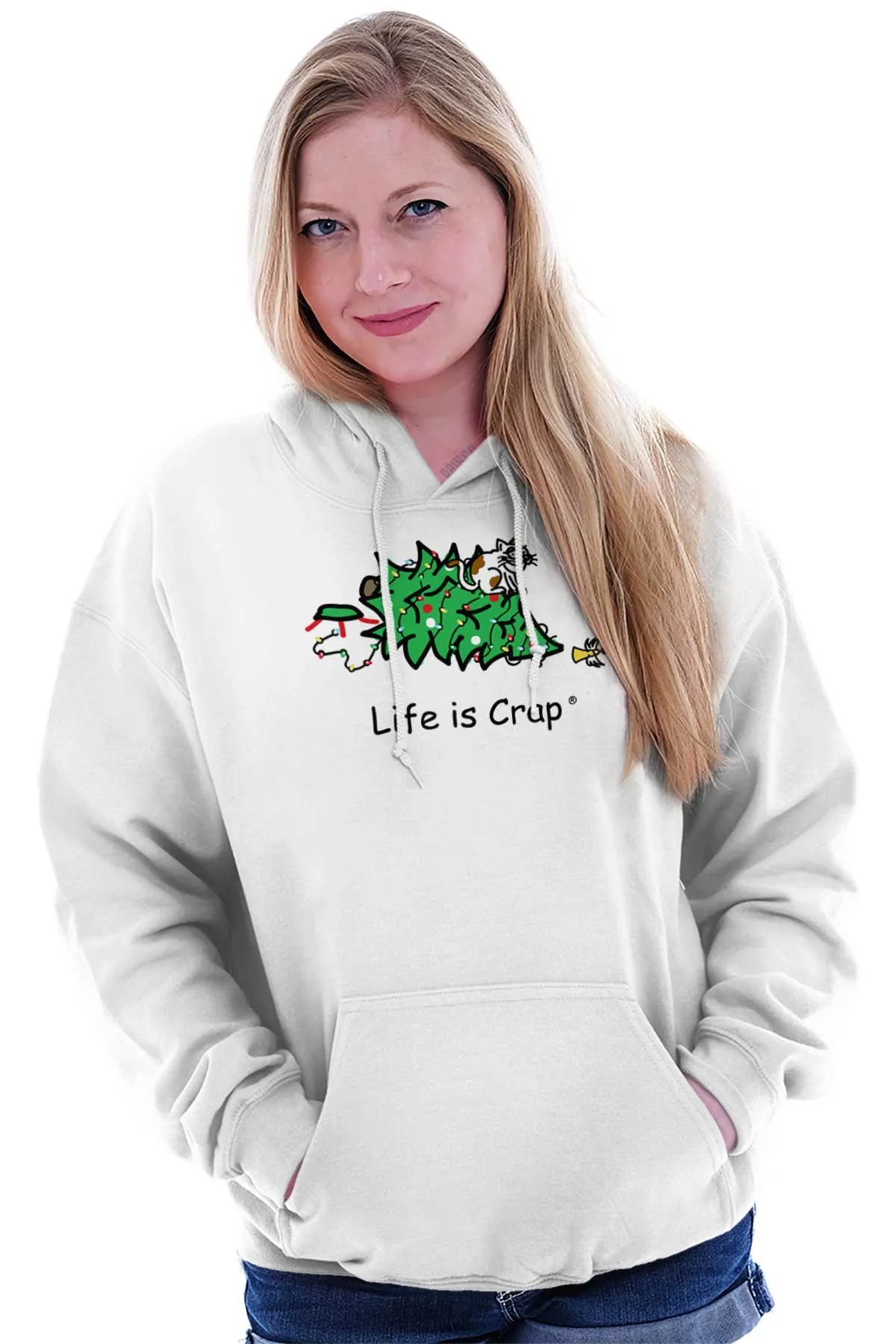 Cat Christmas Tree Hoodie