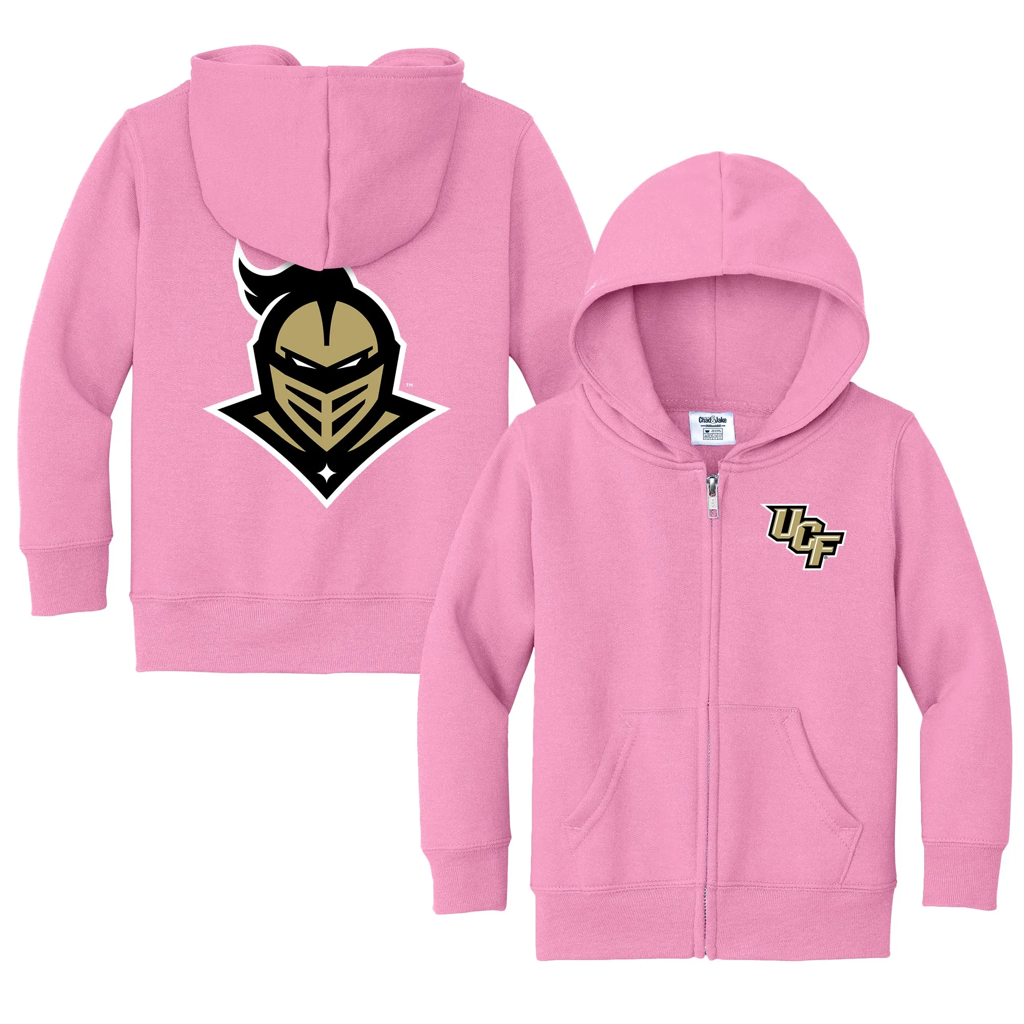 Central Florida Golden Knights Logo Toddler Full-Zip Sweatshirt