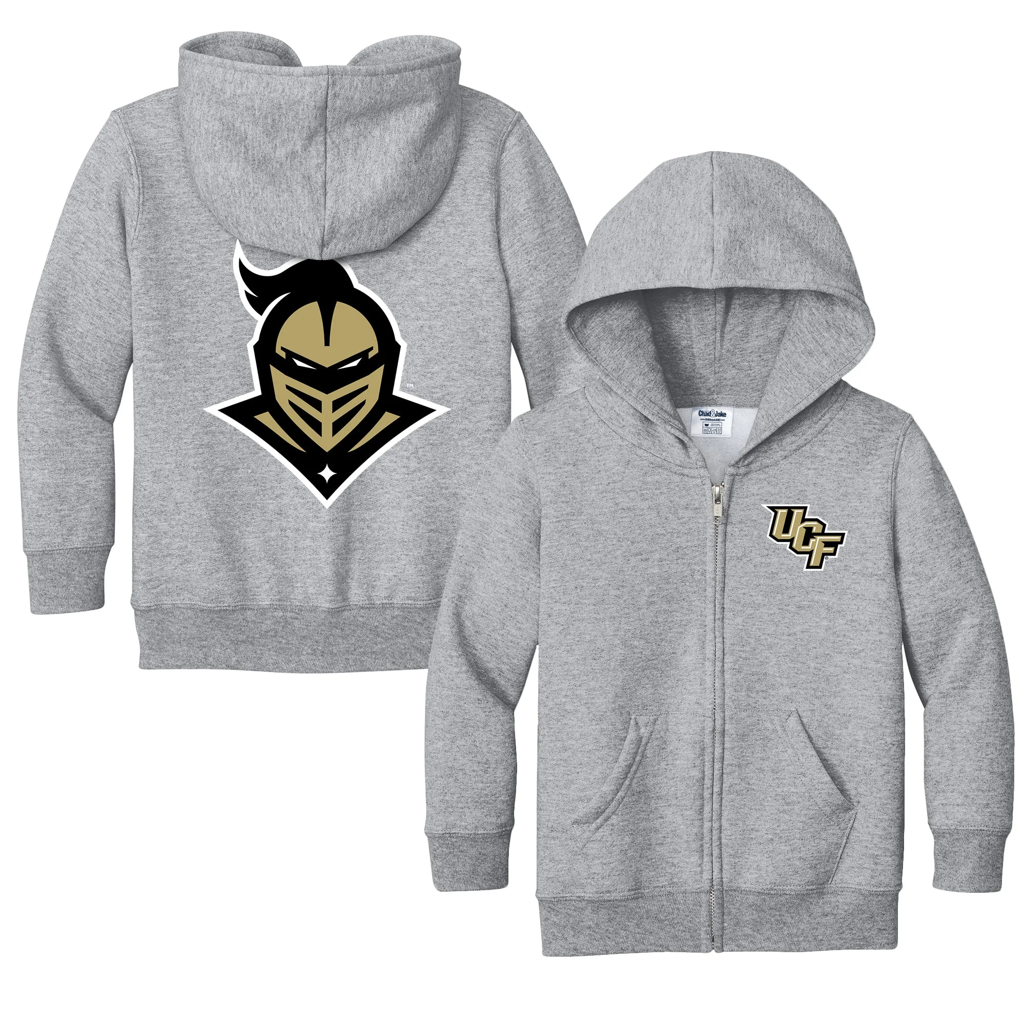 Central Florida Golden Knights Logo Toddler Full-Zip Sweatshirt