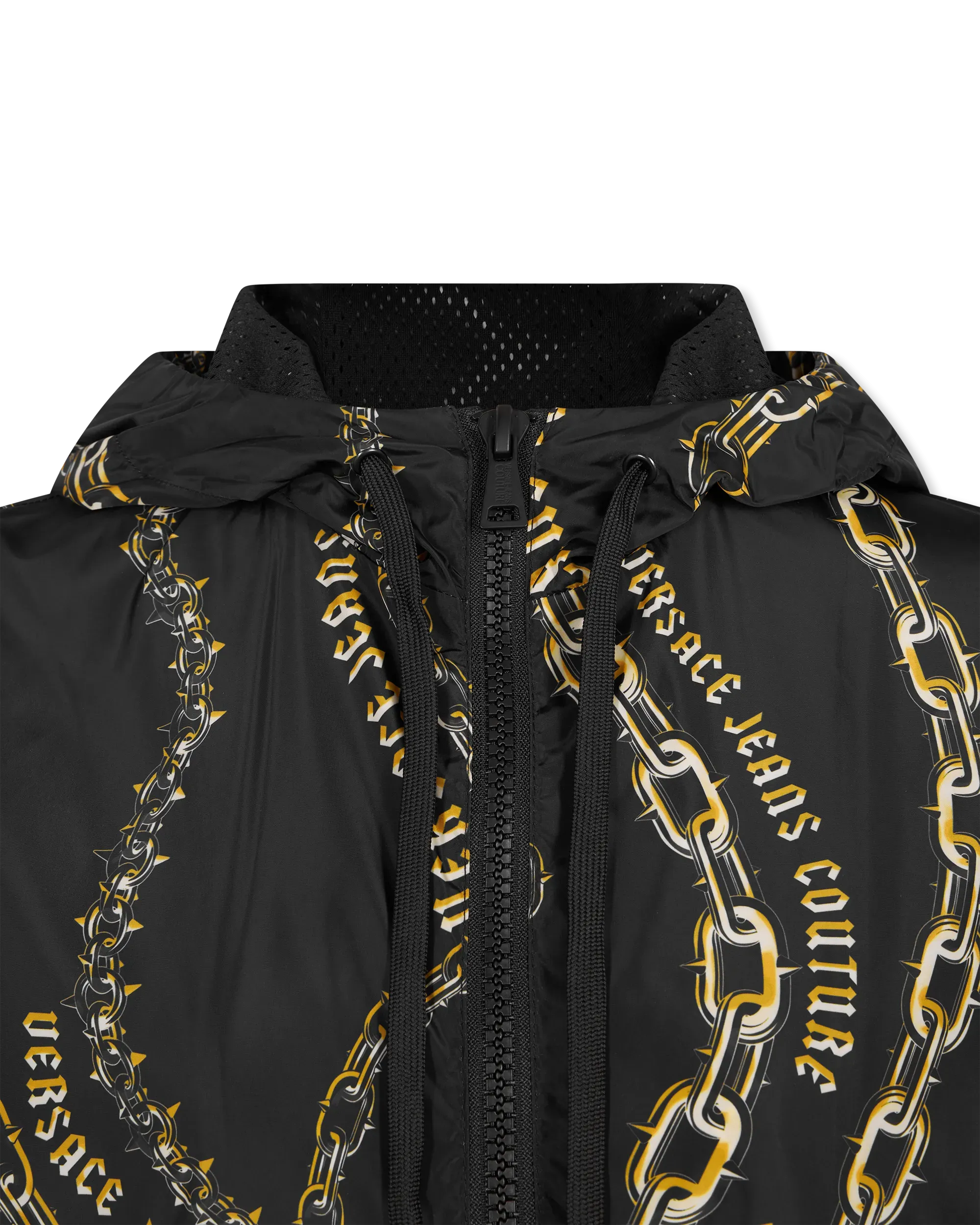 Chain Couture Windbreaker Jacket