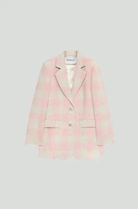 CHECKED BLAZER VIOLANTE