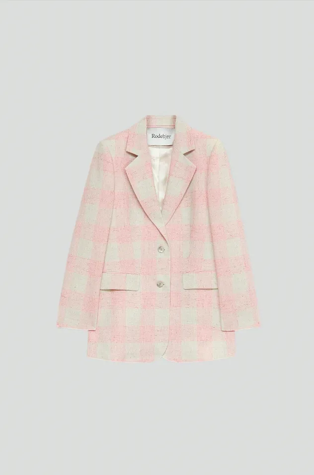 CHECKED BLAZER VIOLANTE