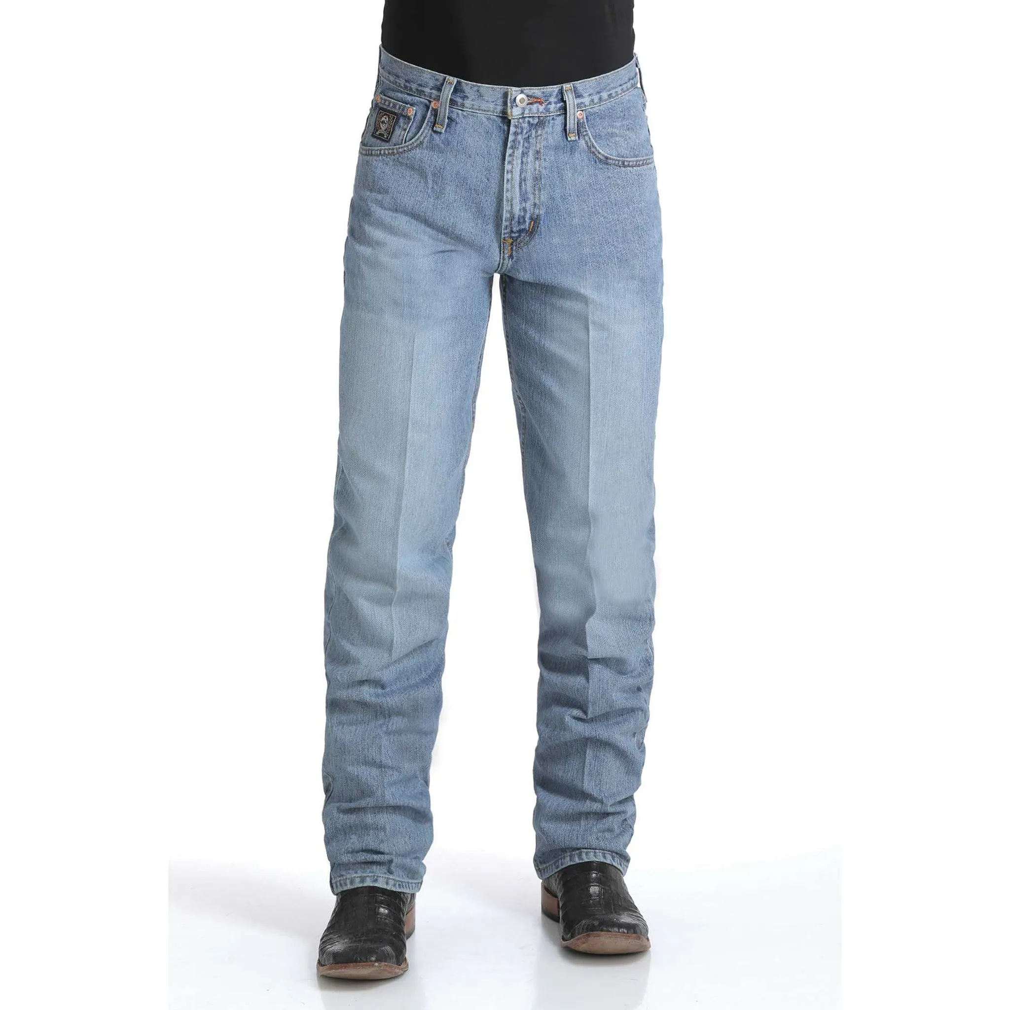 Cinch Men's Medium Stone Black Label Jeans