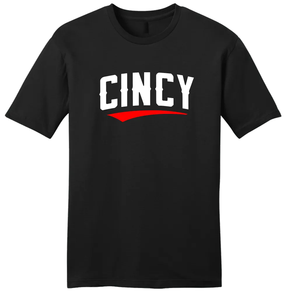 Cincy Swoop White and Red