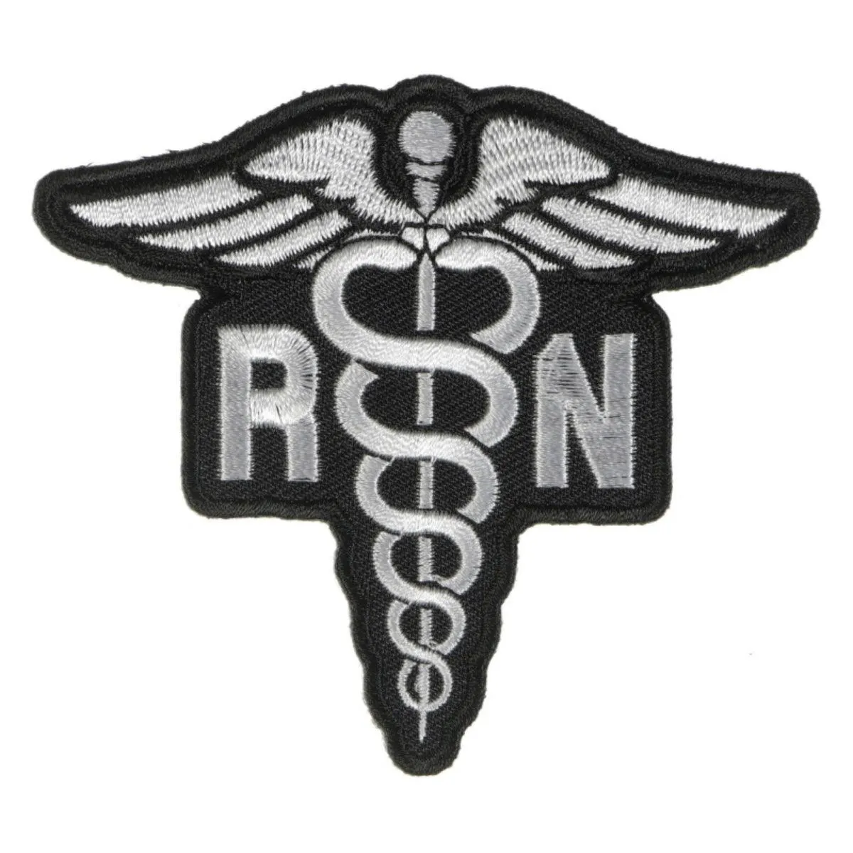 Daniel Smart Registered Nurse Embroidered Iron On Patch, 3.5 x 3.1 inches