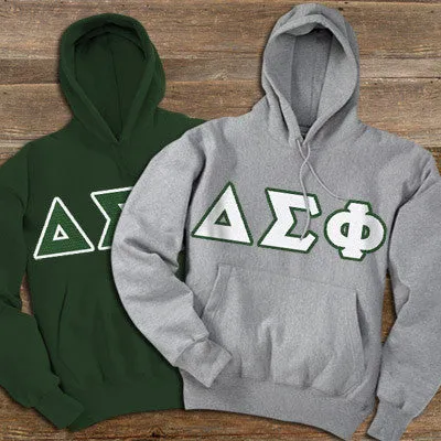 Delta Sigma Phi Hooded Sweatshirt, 2-Pack Bundle Deal - TWILL