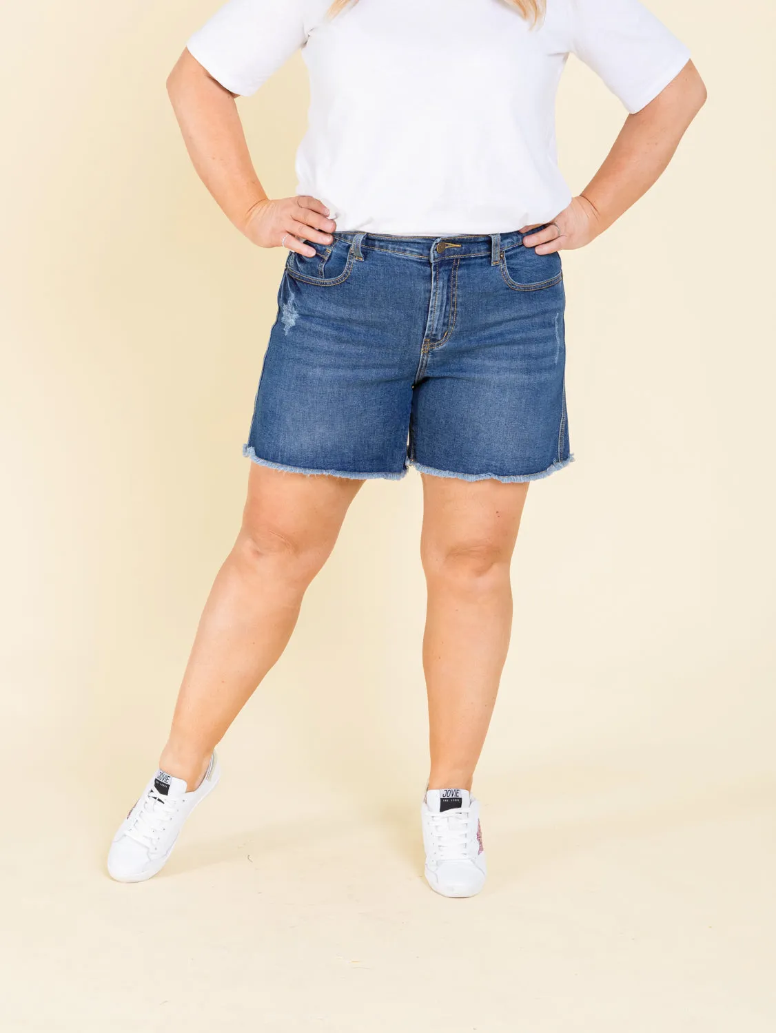 Duke Denim Shorts - Denim