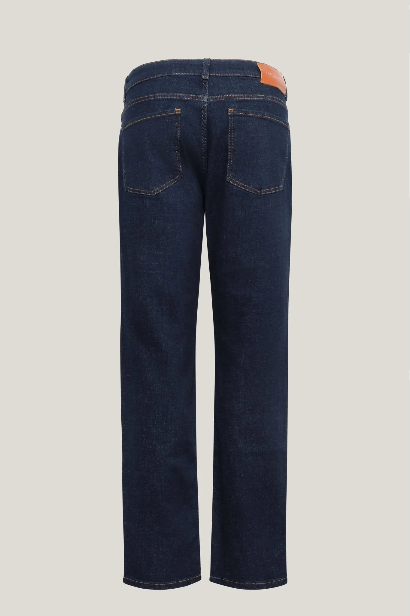 Fitted Tapered Jeans - Navy