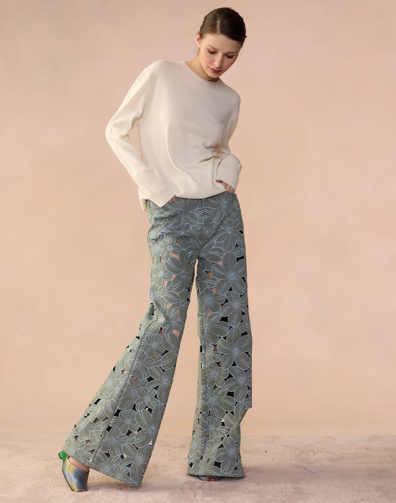 Flora Cutout Jeans