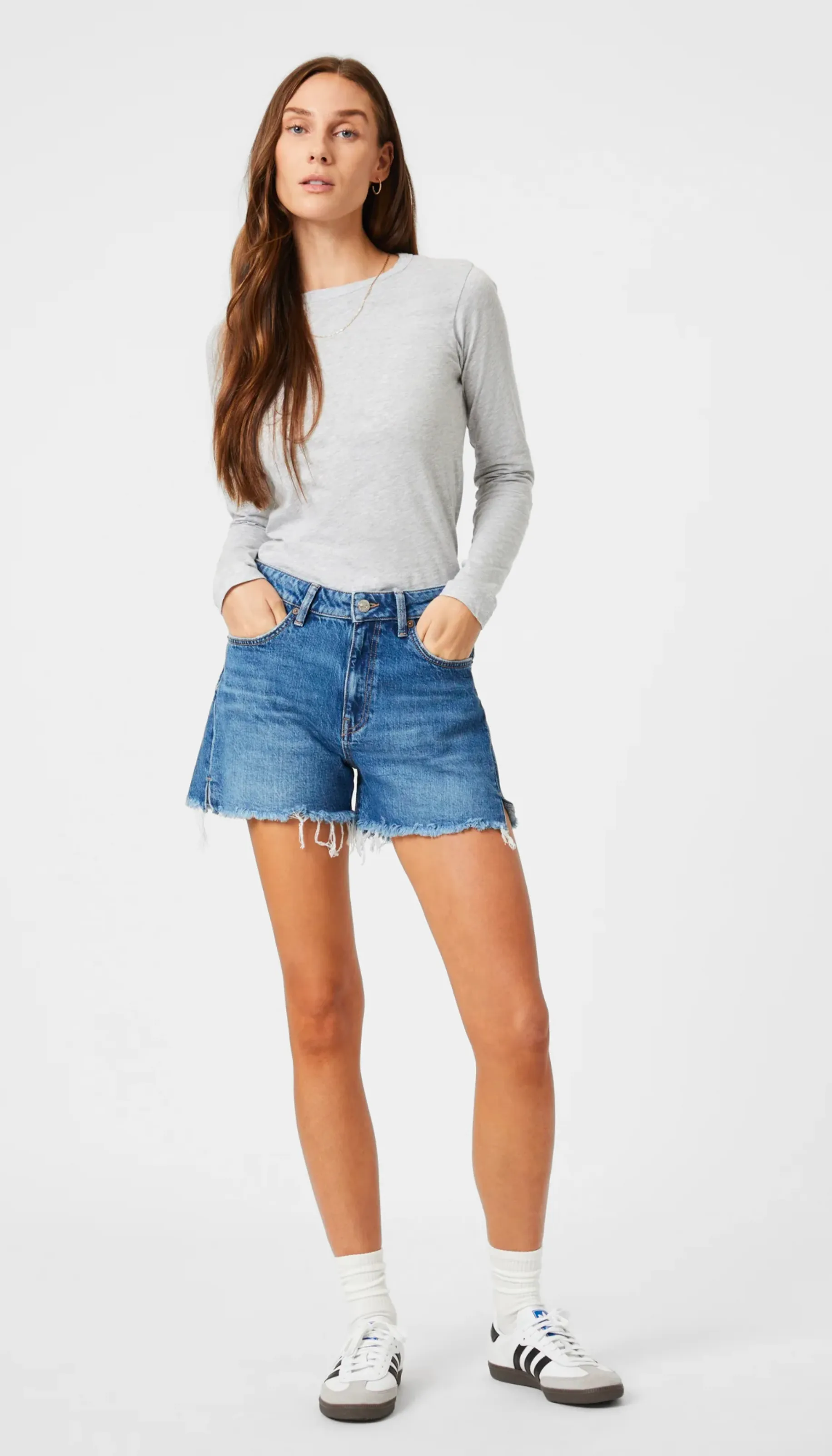 Heidi High Rise Relaxed Short - MB Recycled Blue