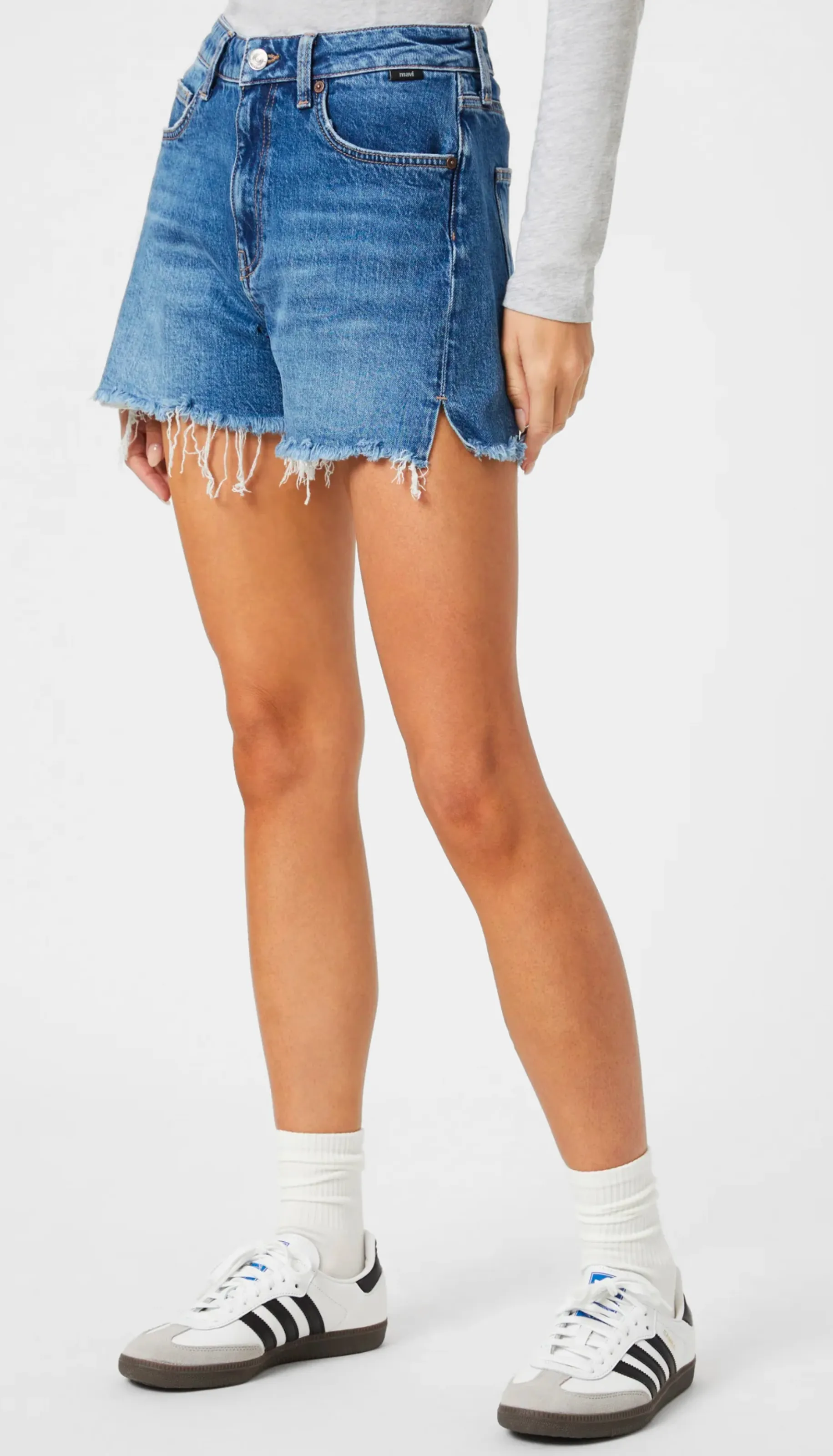 Heidi High Rise Relaxed Short - MB Recycled Blue