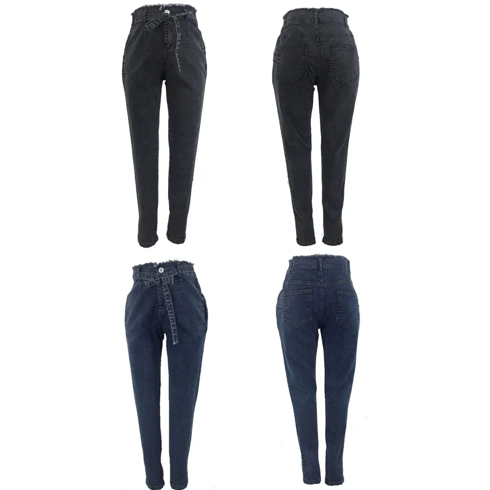 High Waisted Fitted Skinny Jeans