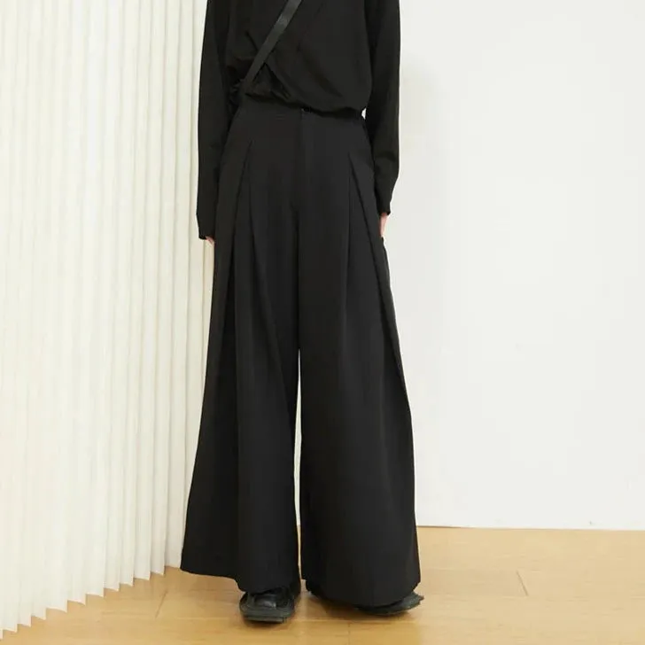 Jazz Up Ellijam Wide Legged Black Trousers