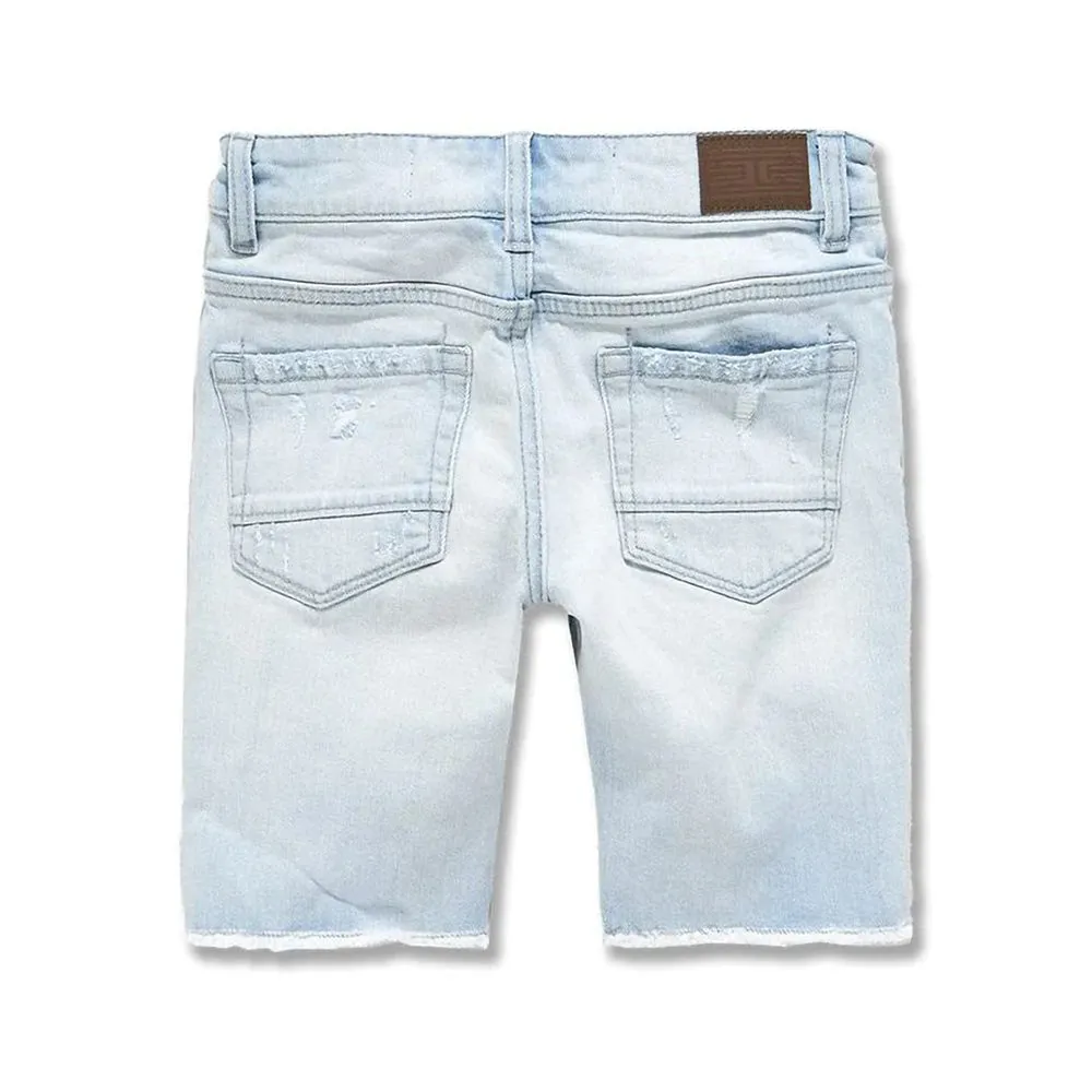 Jordan Craig Abyss Denim Kids' Shorts Ice Blue