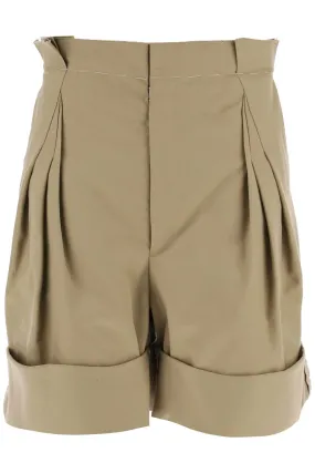 Maison Margiela Wide-Legged Chino Bermuda Shorts With