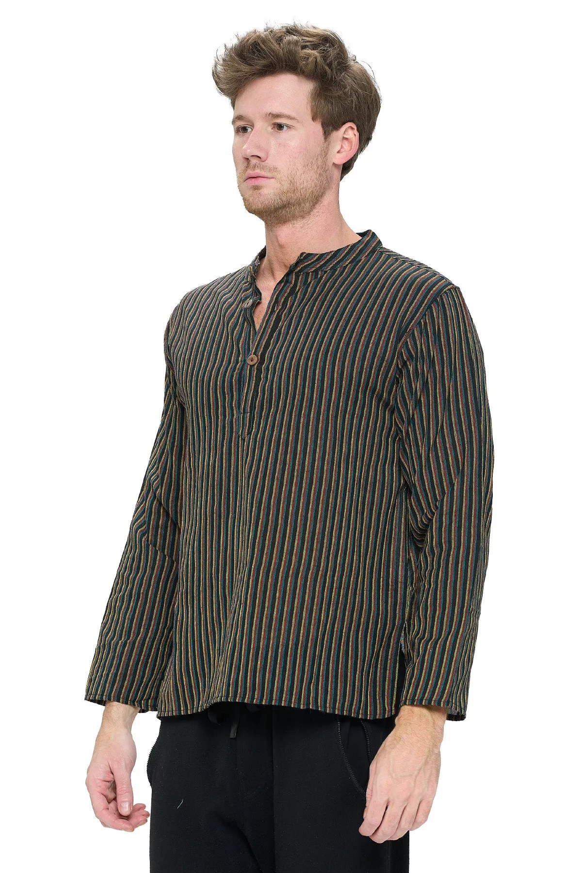 Men's Striped Kurta