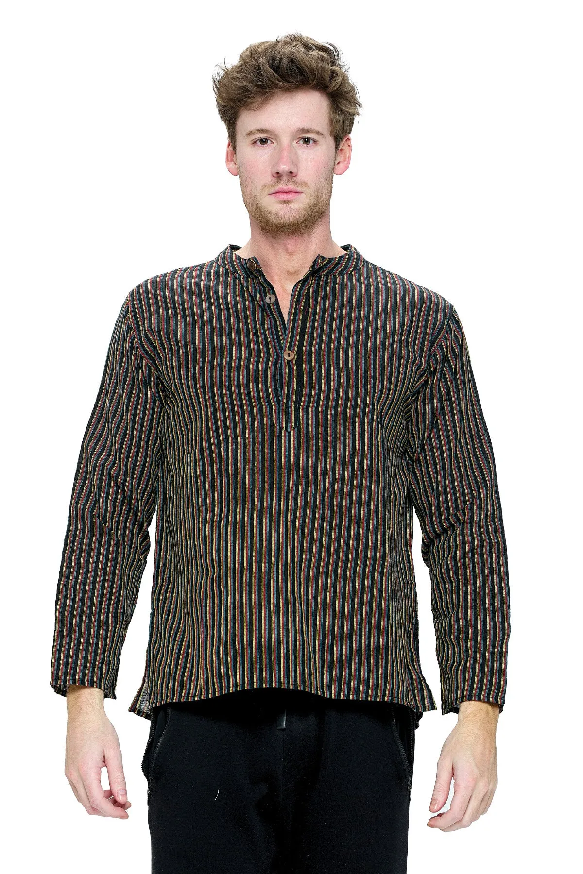 Men's Striped Kurta