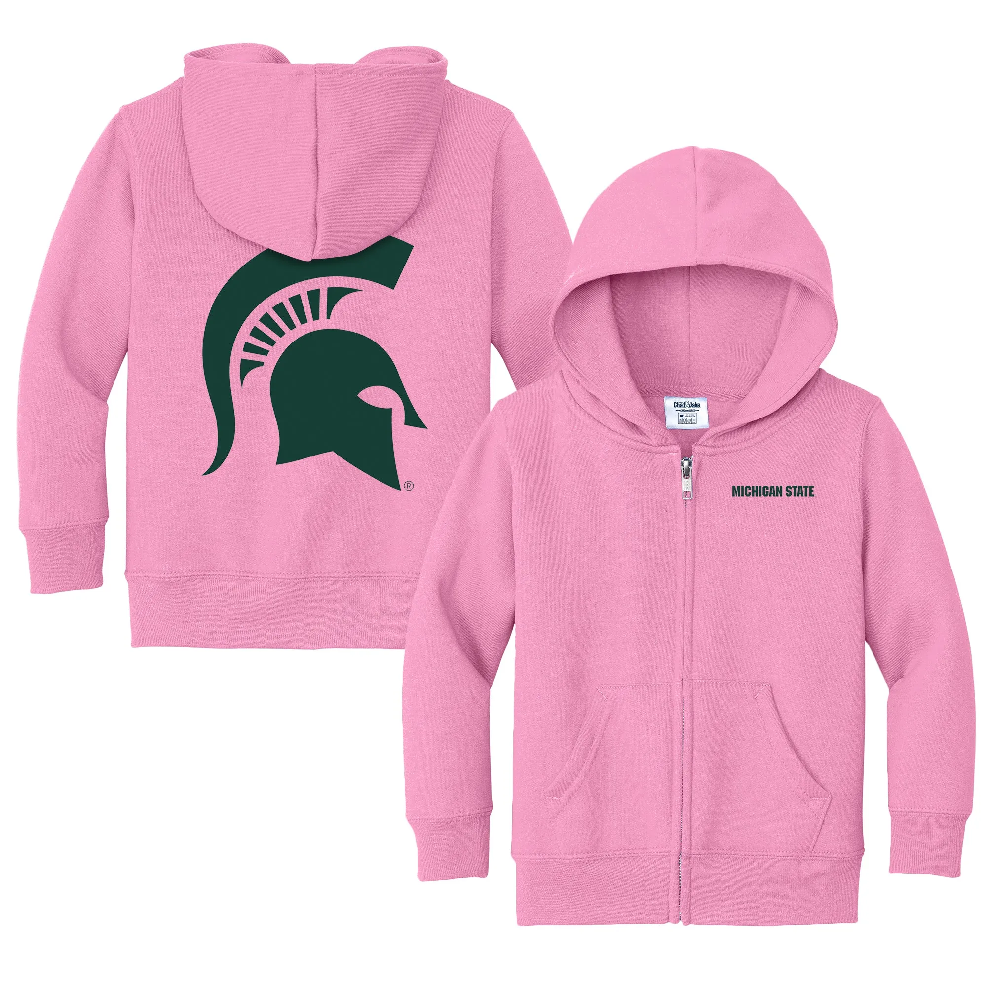 Michigan State Spartans Logo Toddler Full-Zip Sweatshirt