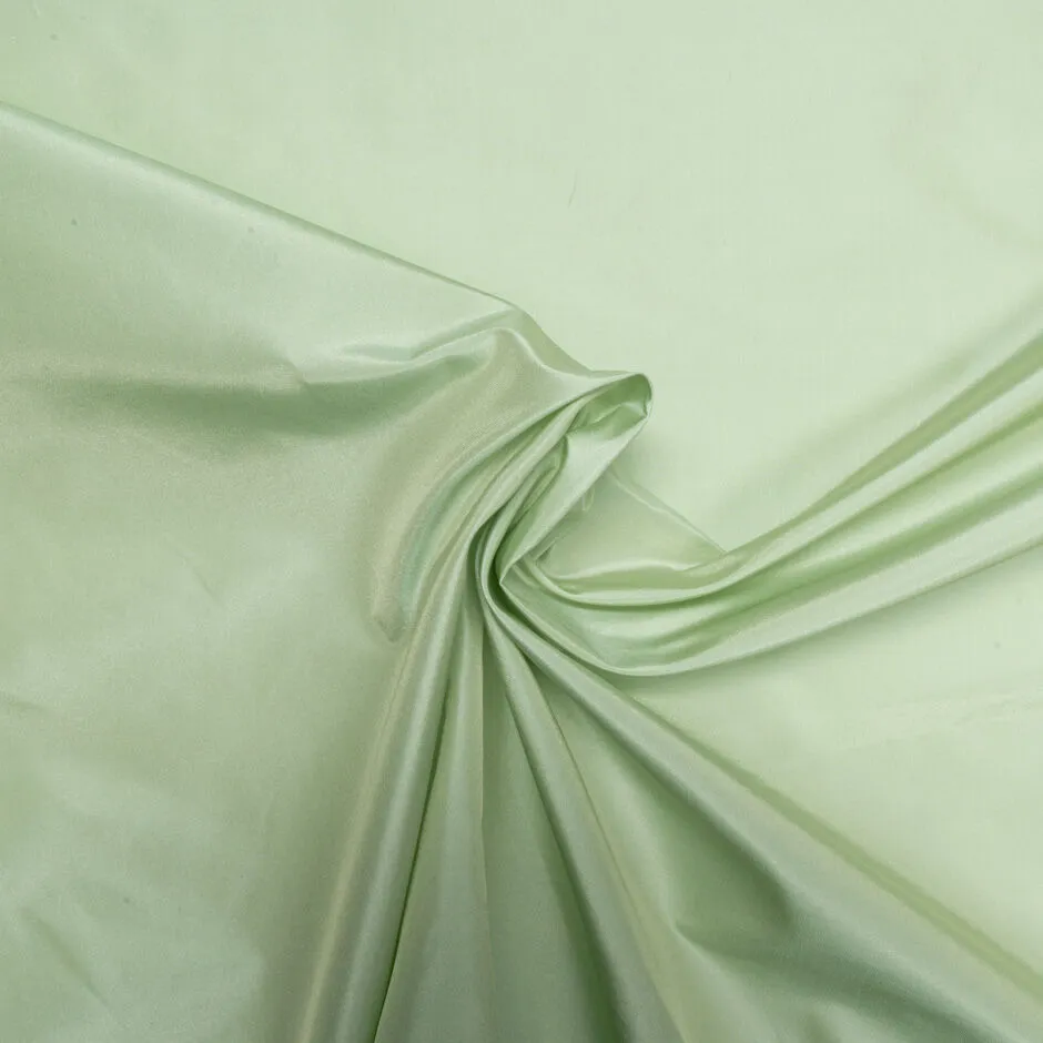 Mint Green Pure Silk Taffeta