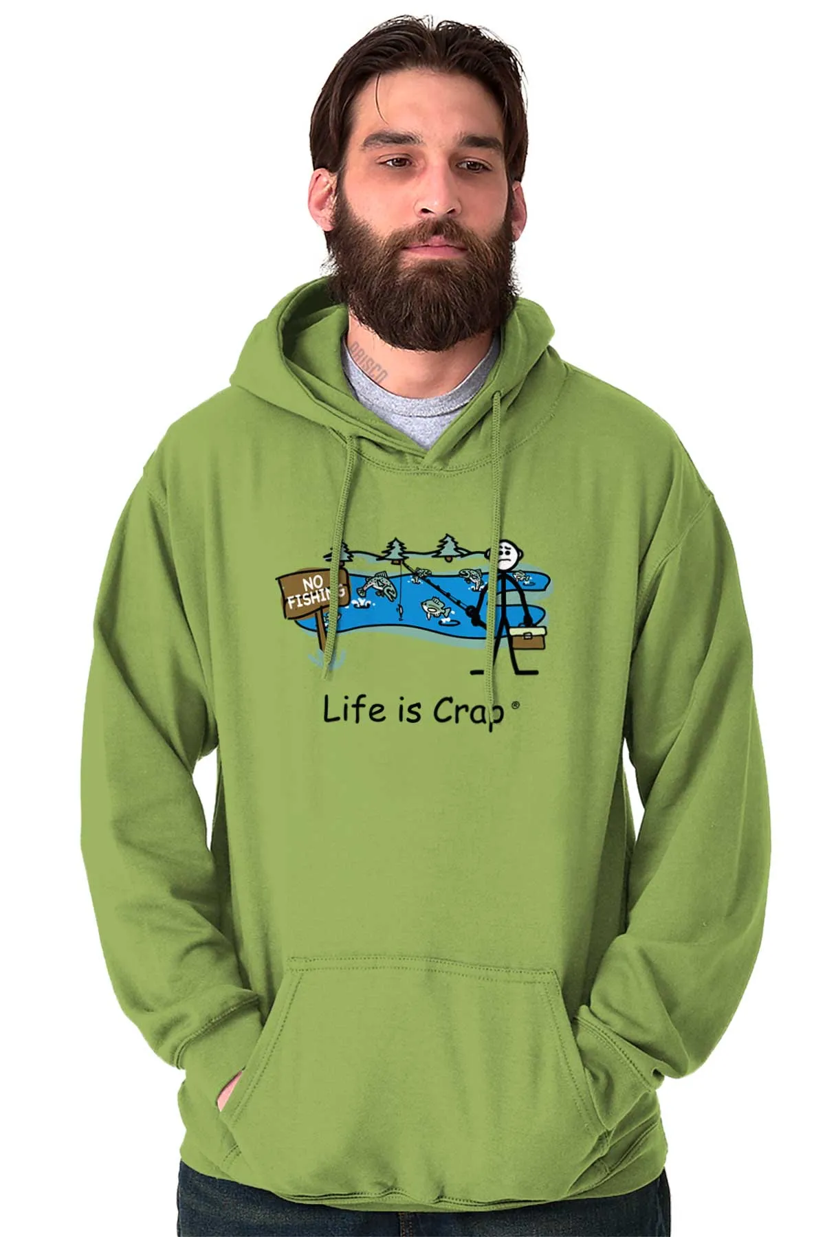 No Fishing Pond Hoodie