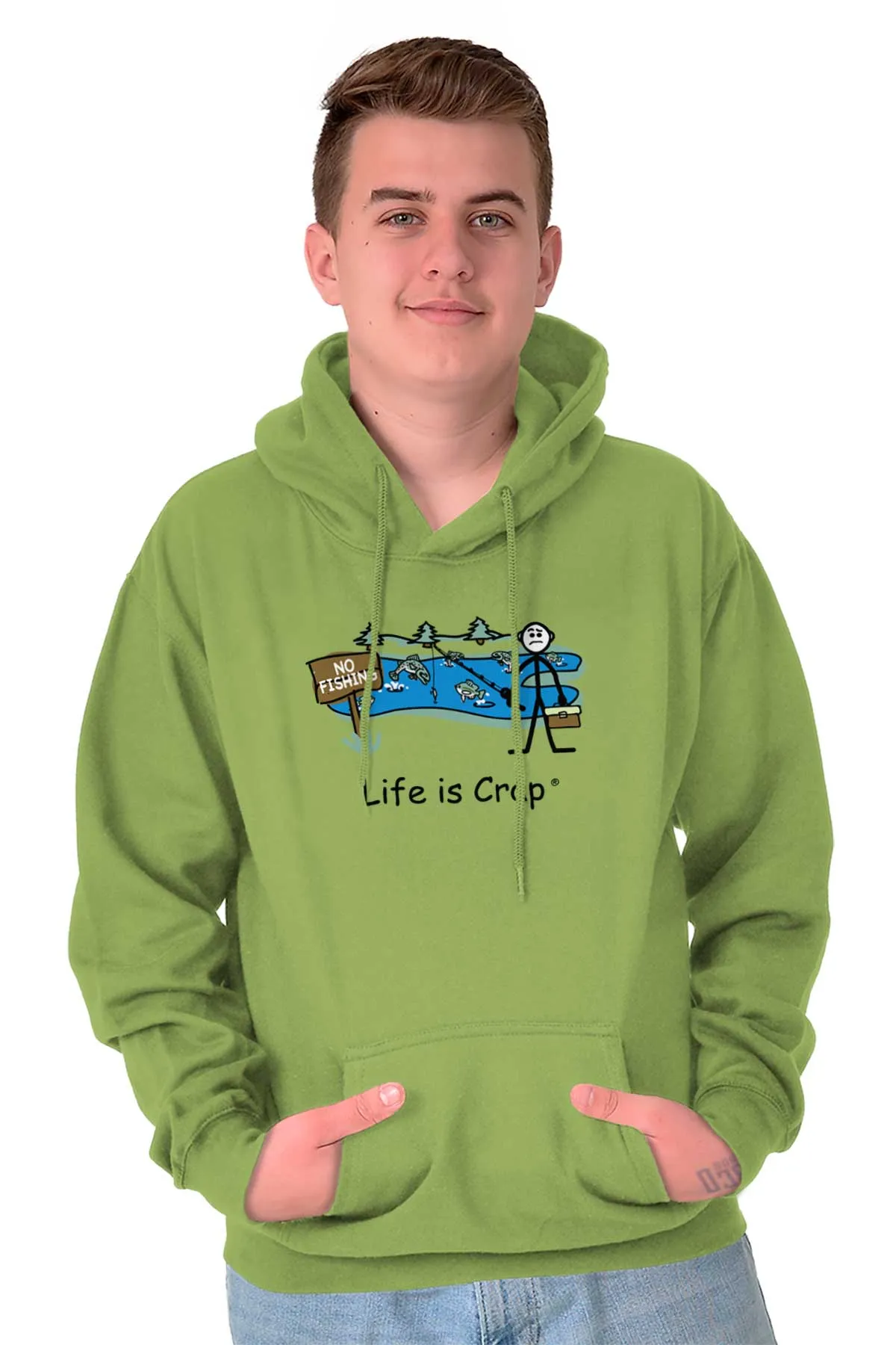 No Fishing Pond Hoodie