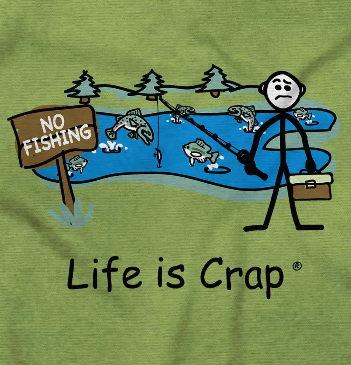 No Fishing Pond Hoodie