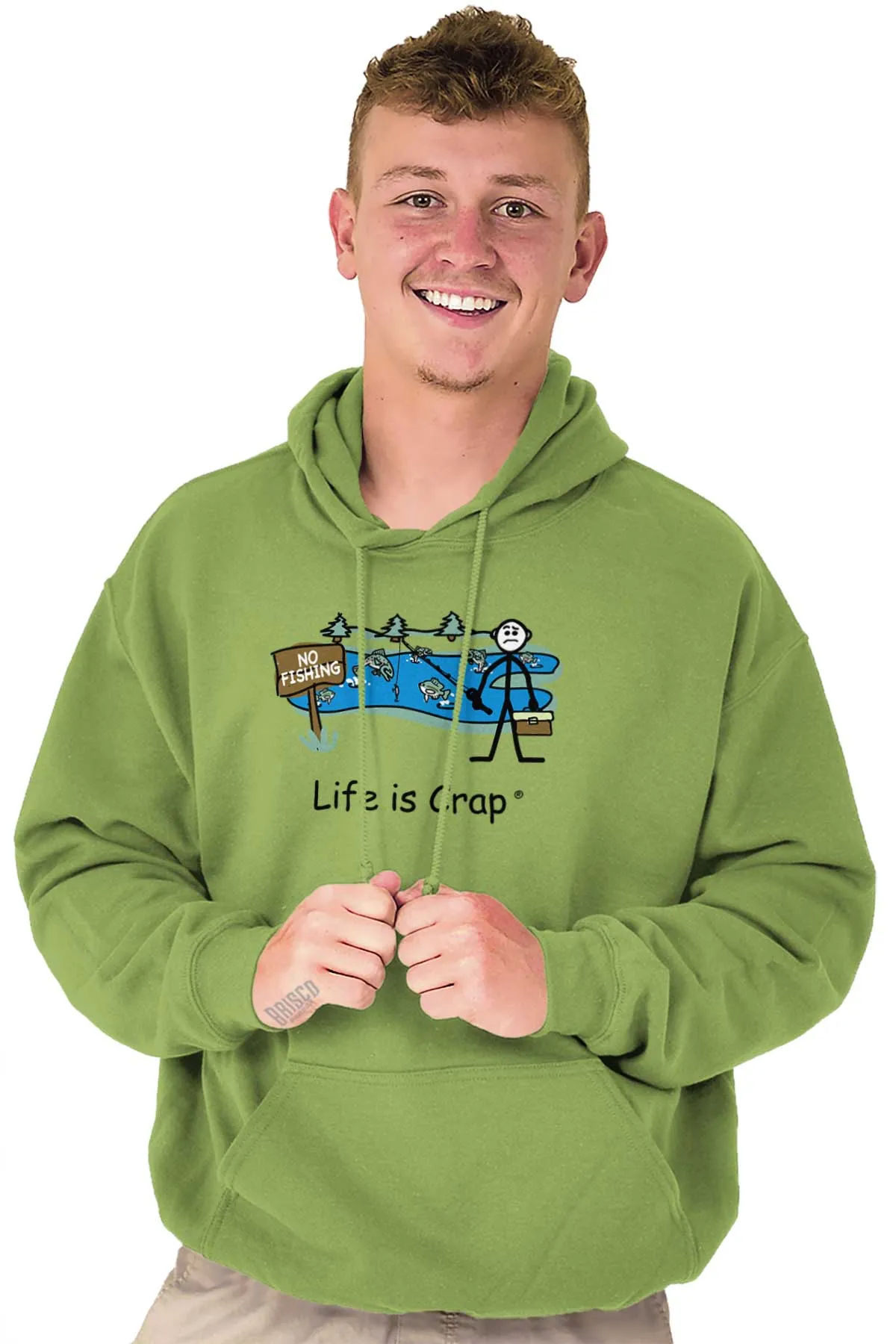 No Fishing Pond Hoodie