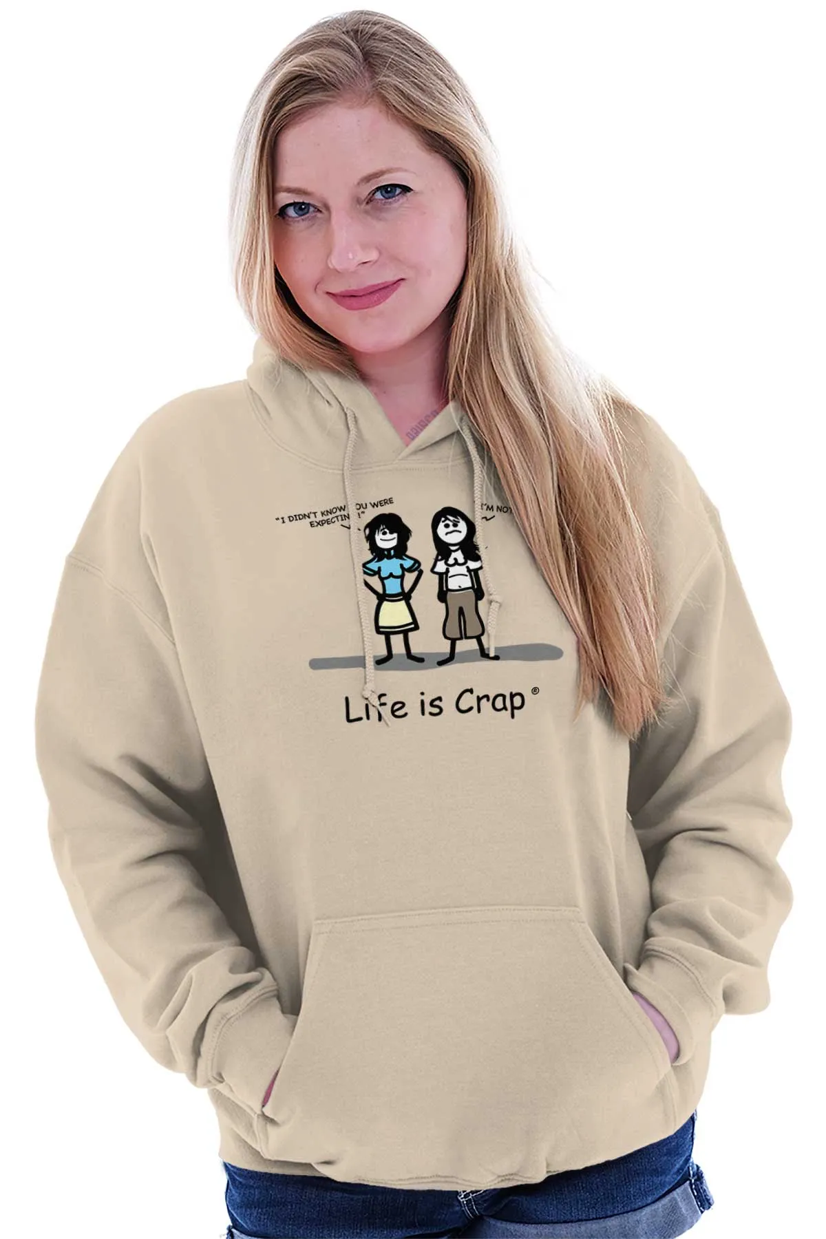 Not Pregnant Hoodie